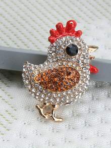 1 cái Trâm gà thời trang Huy hiệu động vật hoạt hình dễ thương Bộ trâm cài chặt Phụ kiện Quà tặng - Ghim 1 - Xem 2