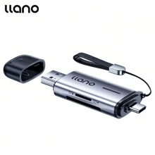 Llano USB 2 In1 Card Reader OTG Type-C TF/SD 2T Card Reader