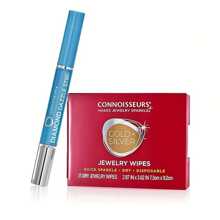 珠宝清洁工具套装、珠宝清洁刷、银抛光布、珠宝清洁和保养用品，去除锈蚀并恢复光泽 - 彩色 - 查看 13