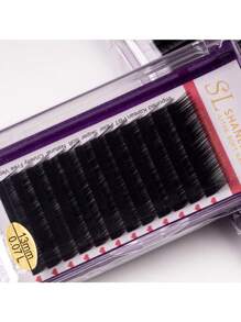 Shanel Premium Fox Cat Wimpern Fächer L N (M) Curl 8-15mm Bestseller 12 Reihen Gemischte Schale Kaschmir Volumen Klassische Wimpern Verlängerung Individuelle Wimpern Super Weiche Matte Schwarze Seide Wimpern Verlängerung Zubehör Für Schönheitssalon