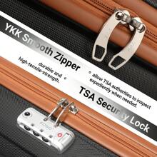 KONO 16 Inch Carry-On Suitcase With Spinner Wheels Lightweight ABS Hardshell TSA Lock Telescopic Handle Ideal For Cabin Travel Luggage Travel Suitcase Suitcases Suit Case Durable Carry On