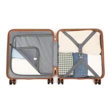 KONO 16 Inch Carry-On Suitcase With Spinner Wheels Lightweight ABS Hardshell TSA Lock Telescopic Handle Ideal For Cabin Travel Luggage Travel Suitcase Suitcases Suit Case Durable Carry On