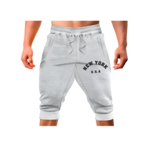 Men's Beach Shorts Bermuda Shorts Summer Gym Training Running - 灰色 - 查看 3