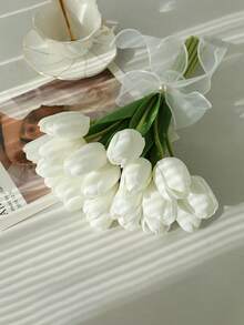 5 bông hoa tulip nhân tạo, hoa giả thật, hoa tulip hồng, quà tặng ngày của mẹ, ngày lễ tình nhân, thích hợp cho gia đình, văn phòng, trang trí đám cưới, trang trí bó hoa, hoa giả mùa xuân và mùa hè, trang trí nhà cửa, tiệc ngoài trời trong vườn - Nhiều màu - Xem 3