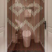 SENDERPICK Bamboo Curtain, Door Curtain, Wooden Beaded Curtain, String Curtain, Wooden Beaded Curtain, Insect Screen, Room Divider, Decor For Bedroom, Bathroom, Kitchen, String Curtain - 1 - 查看 10
