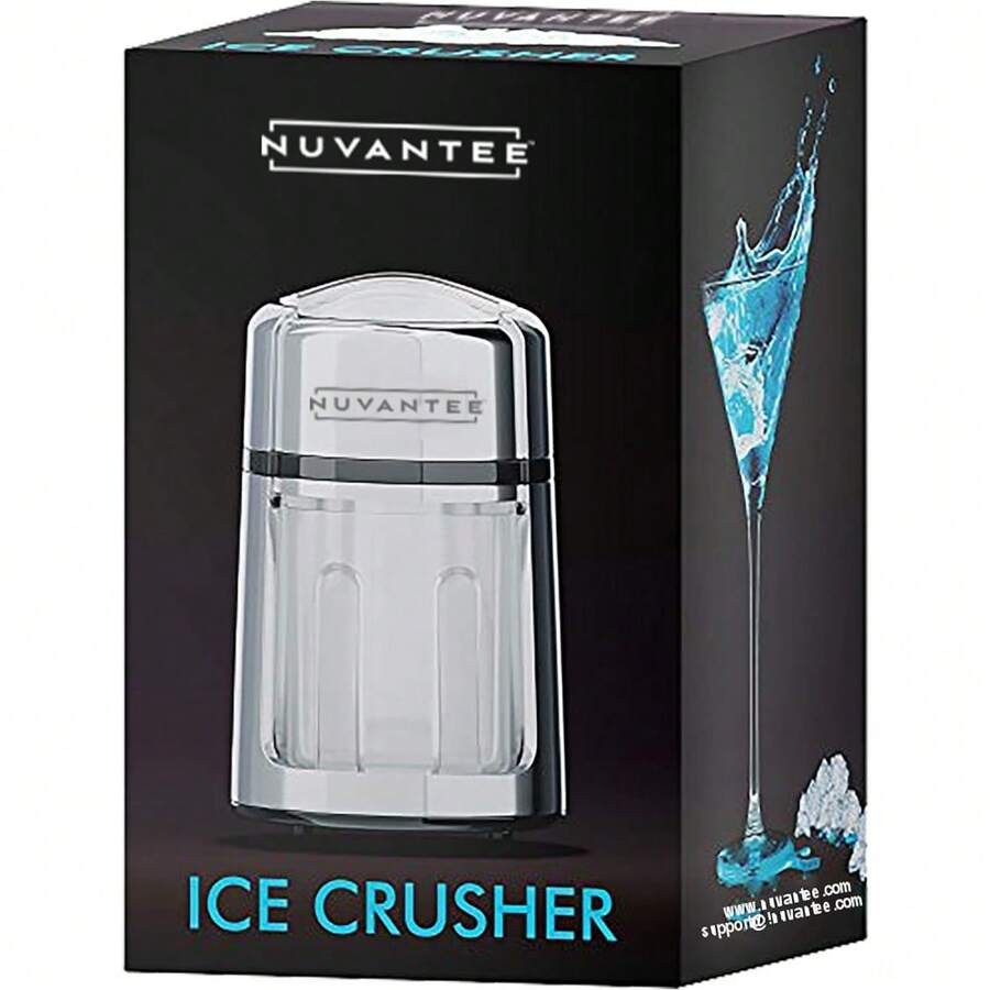 Manual Ice Shaver - Stainless Steel Snow Cone Maker, Non-Slip - 1 - View 1