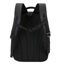 ACO Backpack Bag Men's Women's Semi Waterproof Notebook Reinforced Resistant Anti-Theft Padlock - 黑色 - 查看 3