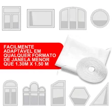 Window Mosquito Screen Net Kit 10 Pieces Anti Mosquitoes Mosquitoes Midge - 白色 - 查看 5