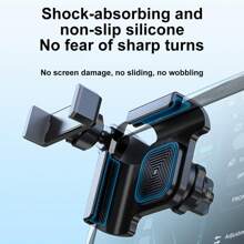 特斯拉手机支架，磁性车载手机支架，适用于 /Y 配件，适用于所有 iPhone 和 Android 手机 - 带磁环 - 黑色 - 查看 9