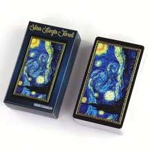 Bộ bài Tarot Van Gogh 78 lá, Bộ bài Tarot phong cách nghệ thuật, Chất liệu giấy cao cấp, Công cụ bói toán cổ điển - Màu ảnh - Xem 4