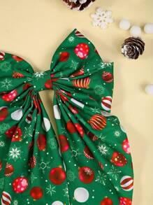 1pc Christmas/Halloween Pumpkin Head, Clown, Ghost Pattern Bowknot Hairclip Barrette Accessories, Suitable For Festival Party Gifts (Plus Size)