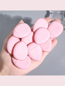 10 个手指气垫粉扑，带气垫粉扑、无乳胶混合海绵和化妆扑，适用于粉底液、粉饼、遮瑕膏。适合所有皮肤类型。 - 彩色 - 查看 7