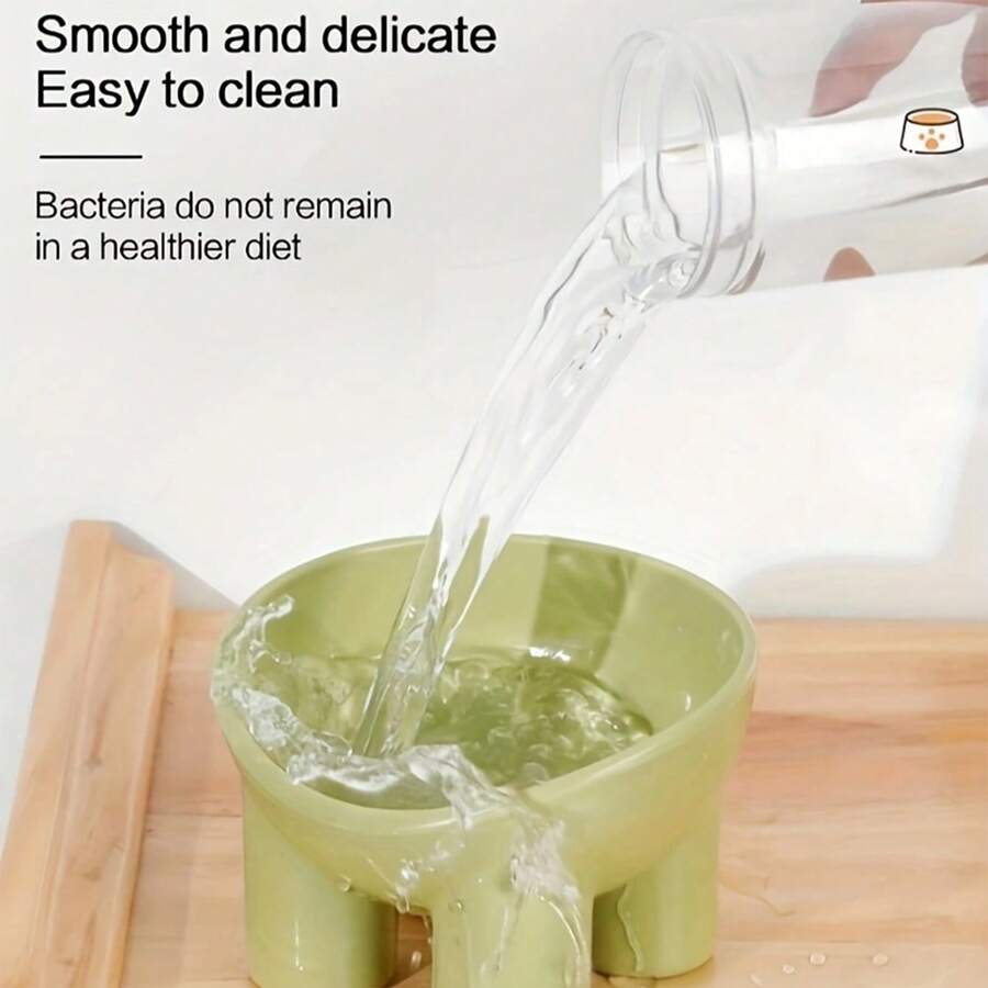 Macaroon Color Neck Protective Cat Bowl AntiTipping Large Diameter Pet