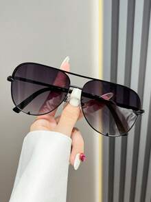 1 szt. Unisex Flat Top Trendy Modne Okulary Modne, Odpowiednie Do Jazdy Na Rowerze, Sportu, Pieszych Pieszych, Biegania, Jazdy, Wędkowania, Imprezy Na Plaży - Wielokolorowe - Zobacz 1