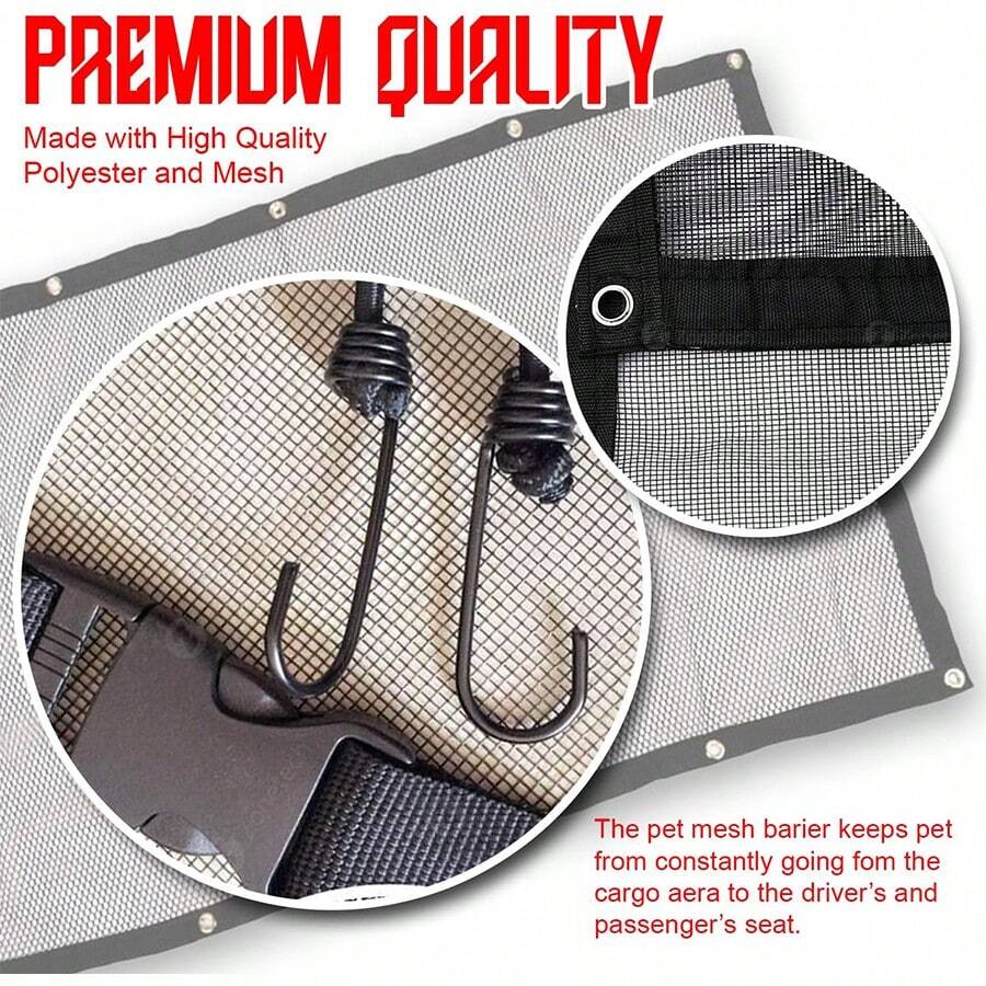 Zone Tech Back Seat Car Pet Mesh Net Cage Barrier SHEIN USA