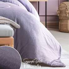Concord Cobertor Pachicalientito -Borrega Premium Colores Lisos - Lavanda - Ver 3