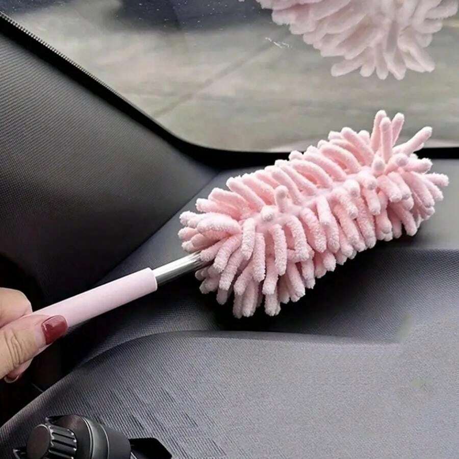 Car Dust Duster External Scratches, Car Dust Brush With Retractable