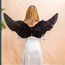 1 Pc Cánh Lông Thiên Thần Trang Trí Tiệc Ngày Lễ Đạo Cụ Bối Cảnh Bố Trí Tiệc Năm Mới Halloween Trang Trí Giáng Sinh Phụ Nữ Trình Diễn Catwalk Show - A - Xem 4