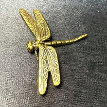 1pc Dragonfly Bonsai Ornament, Desktop Decor, Home Decoration Best Gifts - Bronze - View 4