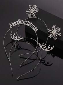 1 cái/2 cái/3 cái Băng đô Vòng tóc chữ bạc Lấp lánh Mũ đội đầu ngày lễ cho tiệc Giáng sinh và lễ hội. 1 cái Băng đô Vòng tóc chữ bạc Lấp lánh Mũ đội đầu ngày lễ cho tiệc Giáng sinh và lễ hội. Vòng tóc chữ Lấp lánh Mũ đội đầu ngày lễ cho tiệc Giáng sinh và lễ hội. Mũ đội đầu cho tiệc Giáng sinh và lễ hội - Nhiều màu - Xem 16