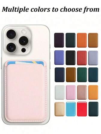 1pc Magnetic Wallet Phone With Mag Safe Wallet Accessories For Phone 16 15 14 13 12 Pro/Pro Max/Plus/Mini Safe Case Series Card Covers For Card Holder Card Holder Wallet Business Card Holder Credit Card Holder Card Holder Women For Women For Men Card Wallet Magsafe Wallet