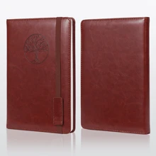 Sổ tay hành chính A5, 200 trang, kết cấu mịn, thích hợp cho du lịch, kinh doanh, làm việc, trường học, viết đại học, nhật ký, ghi chú, 5,7 inch x 8,3 inch, thiết kế phẳng, dành cho cả nam và nữ - A5 - Xem 5