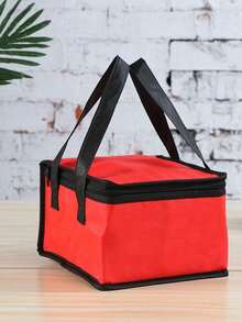 1 túi đựng đồ ăn trưa, túi giữ nhiệt, túi giữ nhiệt cách nhiệt, hộp đựng đồ ăn trưa mát lạnh, hộp đựng đồ uống, túi ướp lạnh hình vuông lớn, túi đựng đồ ăn dã ngoại có khóa kéo, để mang đi du lịch và giao hàng, đồ dùng nhà bếp - Nhiều màu - Xem 3