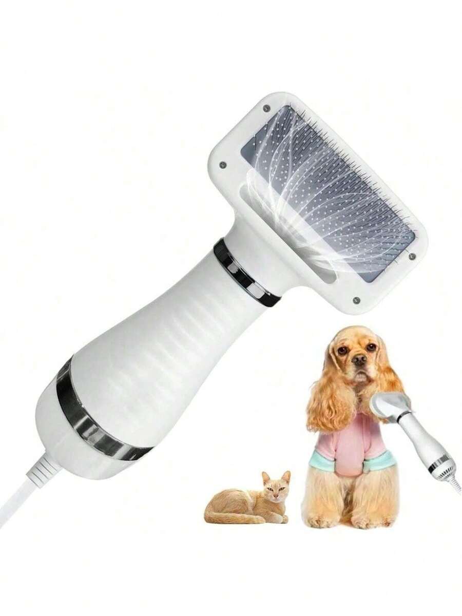 Pet Dryer Brush Dry Removes Dog Rabbit Cat Hair 110v Mode en ligne