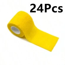 1/6/8/12/24/36 Stuks Verpakking Zelfklevende Bandage Elastische Zelfklevende Bandage Gekleurde Sport Tape Veterinaire Band Enkel Tape Tattoo Grip Tape Tattoo Zelfklevende Tape Tattoo Grip Tape Wikkel Elastische Bandage Wikkel Voor Tattoo Grip Tattoo Pennen Tattoo Benodigdheden Voor Tattoo Beginners En Ervaren Tattoo Artiesten