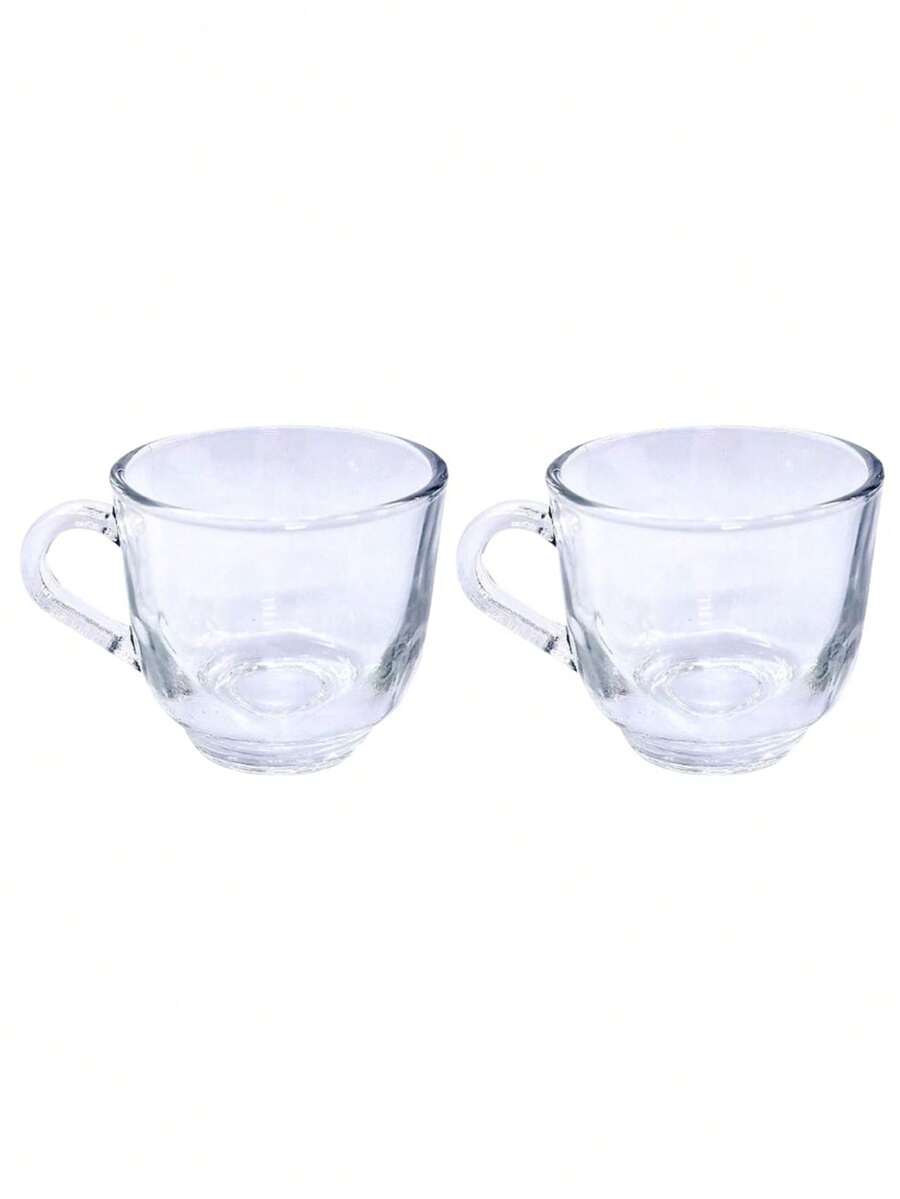 2 茶杯 150 毫升 透明 Praticasa 玻璃 - 白色 - 查看 1