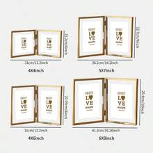 金色可折疊雙金屬相框家居裝飾