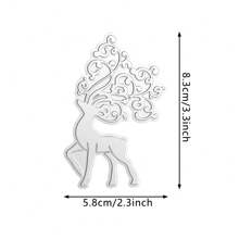 Weihnachten Glimmer Heißfolienplatte, Weihnachtselche, Schneeflocken, Weihnachtsbaum, Frohes Neues Jahr, Frieden auf Erden, Stille Nacht, Weihnachtskranz, Metallfolienplatte für Kartenherstellung, DIY Scrapbooking, Weihnachten