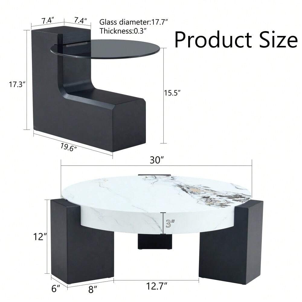 The Detachable DoubleDecker Coffee Table, The Stylish Design Is More