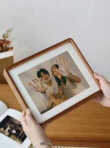 1PC Cấu trúc mộng và chốt cao cấp Khung ảnh gỗ nguyên khối, Khung ảnh để bàn Khung ảnh sáng tạo bằng gỗ nguyên khối Khung - Nhiều màu - Xem 16