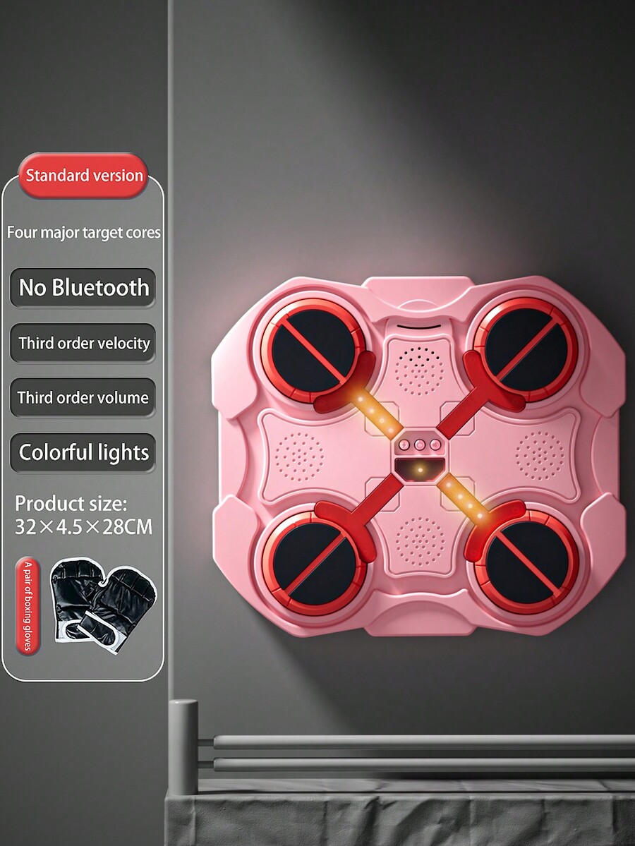 Interactive Music Punching Rhythm Game, Wall Punch Boxing Training Set
