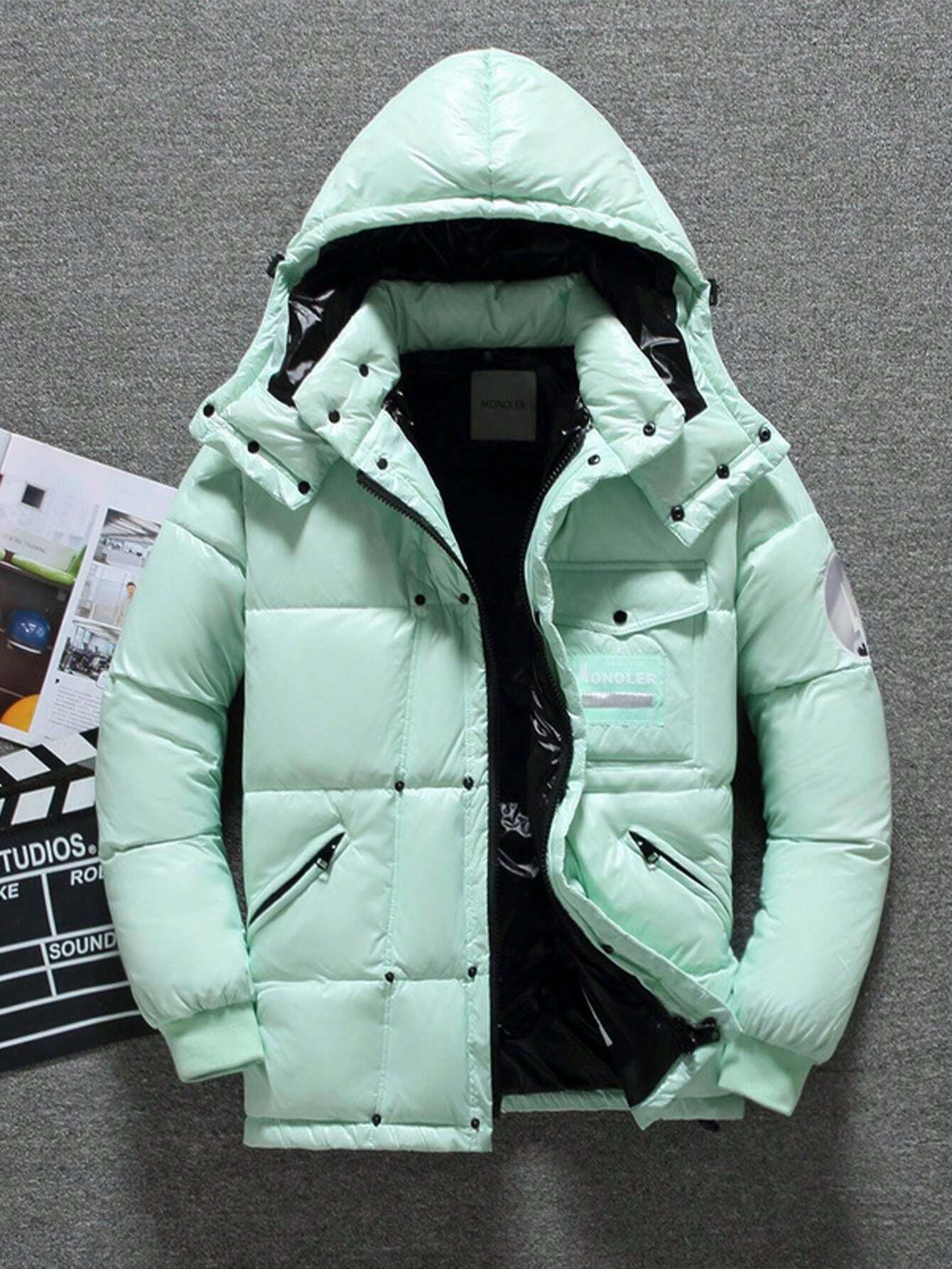 Women's Warm, Loose, Patterned, MultiPocket, Fashionable Jacket; Very