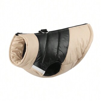 New Dog Padded Jacket, Thick Warm Pet Clothes, Windproof Vest For Dogs