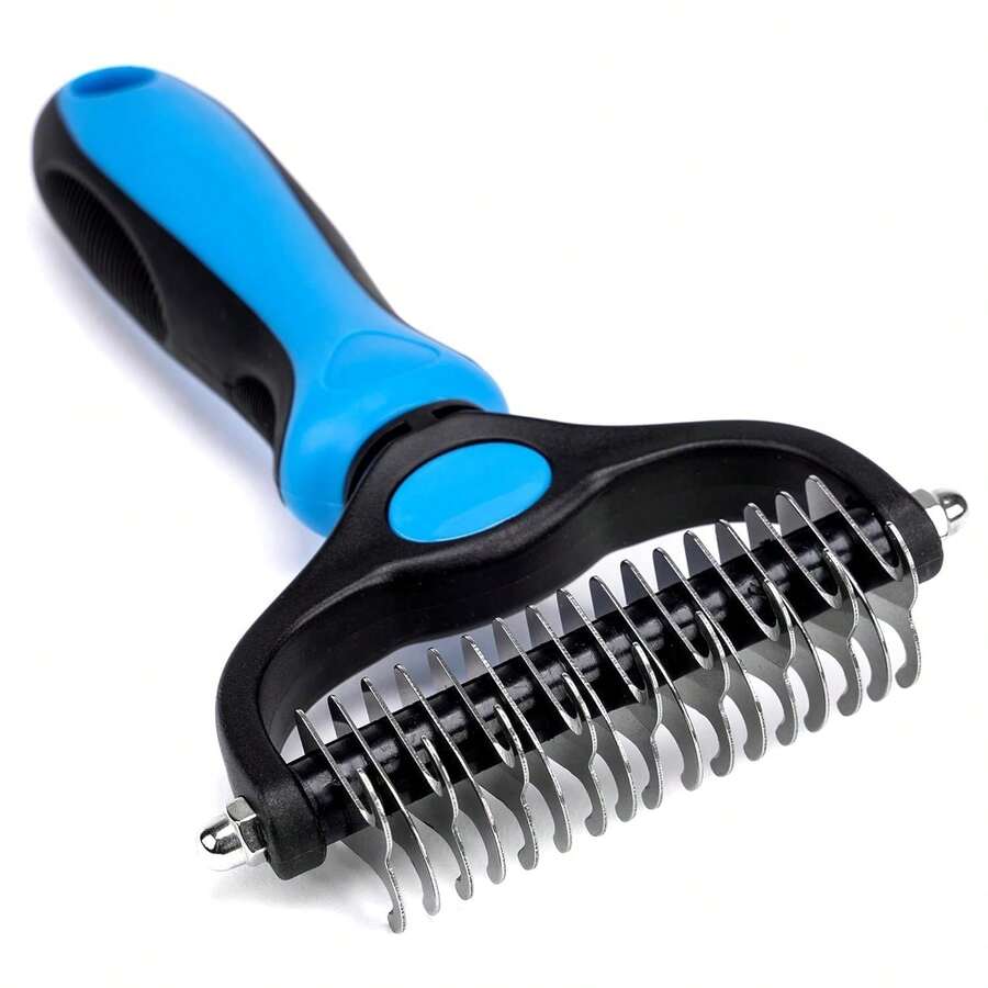 Effective Pet Shedding Brush And Dematting Comb For Dogs And Cats