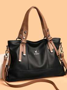 KAIDIFEINIROO حقيبة يد نسائية ذات سعة كبيرة 3 طبقات، من الجلد الصناعي الفاخر، تصميم كلاسيكي للسيدات ، حقيبة كتف جديدة موديل 2025