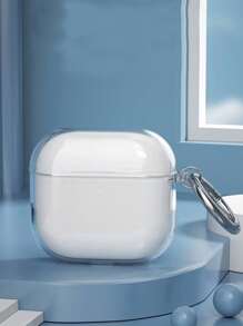 Vỏ bảo vệ AirPods 4, Vỏ mềm trong suốt tương thích với Airpods 4, Thiết kế tối giản dành cho nam và nữ - Trong sáng - Xem 2