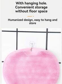 1 件装硅胶背部/足部刷垫，防滑去角质沐浴刷，适用于沐浴、足部按摩、去除死皮 - 彩色 - 查看 8