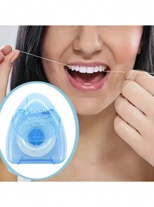 1/2pcs Ultraclean Waxed Mint Dental Floss Effective Plaque Removal, Teeth & Gum Protection | Shred-Resistant For Thoroughly Clean In Tight Area.(Blue) - Blue - View 4