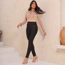 Calça Feminina Legging Montaria 2 Zíperes