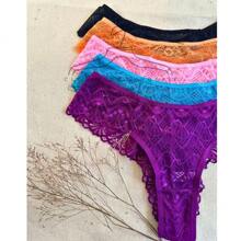 Kit 10 Panties In Polyamide Lace Comfort Sensual Thong Premium Lingerie For Resale - Nhiều màu - Xem 7