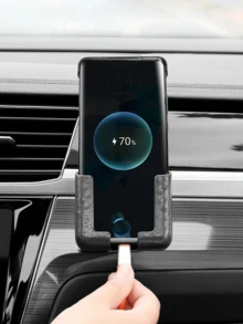 1 件通用新型车载手机支架，粘合式车载手机支架 - 彩色 - 查看 5