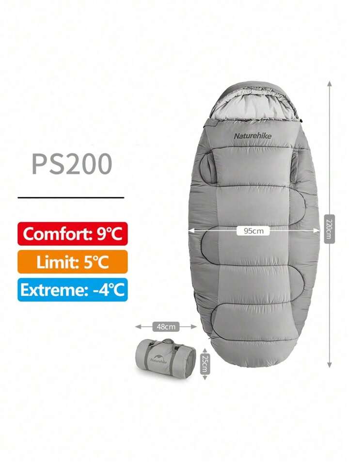 Naturehike 手袋型寝袋 屋外キャンプ用 秋冬向け 暖かい 洗濯可能 Naturehike 手袋型寝袋 屋外キャンプ用 秋冬向け 暖かい 洗濯