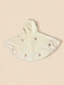 1pc Baby Cape Cloak, Newborn Outdoor Windproof Blanket Shawl, Fashionable Children Warm Wrap, Autumn/