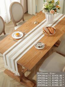 ABEST6522 Home&Living store Table Runners - Putih-putih - View 3