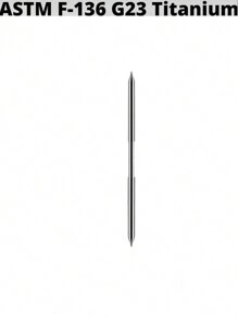 1 pieza Punta de titanio G23 para septum, joya para piercing de septum recto de 14G a 2G, joya con punta de arcoíris para septum