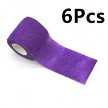 1/6/8/12/24/36 Stuks Verpakking Zelfklevende Bandage Elastische Zelfklevende Bandage Gekleurde Sport Tape Veterinaire Band Enkel Tape Tattoo Grip Tape Tattoo Zelfklevende Tape Tattoo Grip Tape Wikkel Elastische Bandage Wikkel Voor Tattoo Grip Tattoo Pennen Tattoo Benodigdheden Voor Tattoo Beginners En Ervaren Tattoo Artiesten